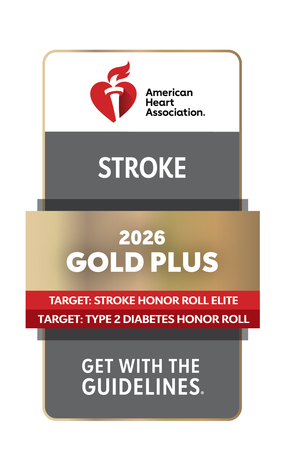 2026 Gold Plus - AHA Get With The Guidelines 